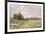 On the River Ouse, Hemingford Grey, 1904-William Fraser Garden-Framed Giclee Print