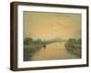 On the River Ouse-J. M. W. Turner-Framed Giclee Print