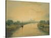 On the River Ouse-J. M. W. Turner-Stretched Canvas