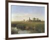 On the River Wey, Surrey, c.1859-Frederick Hulme-Framed Giclee Print