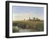 On the River Wey, Surrey, c.1859-Frederick Hulme-Framed Giclee Print