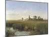 On the River Wey, Surrey, c.1859-Frederick Hulme-Mounted Giclee Print