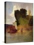 On the River Yare-John Sell Cotman-Stretched Canvas