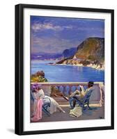 On the Riviera-Sir John Lavery-Framed Premium Giclee Print