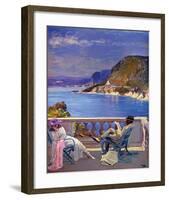 On the Riviera-Sir John Lavery-Framed Premium Giclee Print