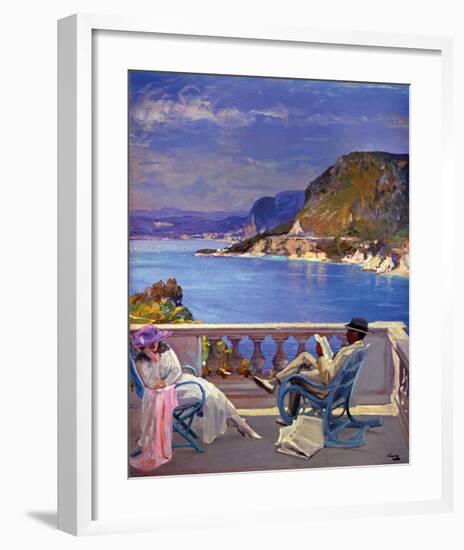 On the Riviera-Sir John Lavery-Framed Premium Giclee Print