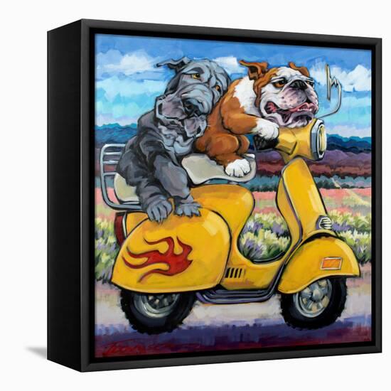 On The Road Again-CR Townsend-Framed Stretched Canvas