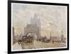 On the Road Approaching the Bridge-Herbert Marshall-Framed Art Print