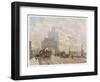 On the Road Approaching the Bridge-Herbert Marshall-Framed Art Print