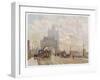 On the Road Approaching the Bridge-Herbert Marshall-Framed Art Print