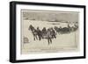 On the Road from Klondyke, the Difficulties of Transport-Frank Craig-Framed Giclee Print