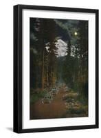 'On the Road from Mount Rainier National Park, Washington', c1916-Asahel Curtis-Framed Premium Photographic Print