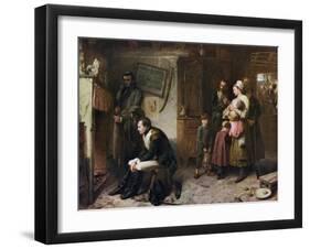 On the Road from Waterloo to Paris, 1863-Marcus Stone-Framed Giclee Print