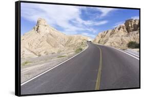 On the road in Baja California, Mexico, North America-Peter Groenendijk-Framed Stretched Canvas