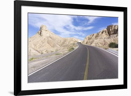 On the road in Baja California, Mexico, North America-Peter Groenendijk-Framed Photographic Print