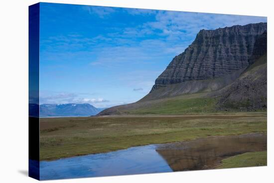 On the Road in the West Fjords of Iceland-Luis Leamus-Stretched Canvas