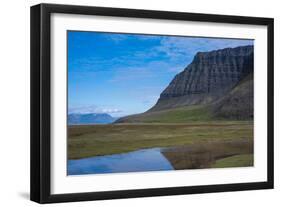 On the Road in the West Fjords of Iceland-Luis Leamus-Framed Photographic Print