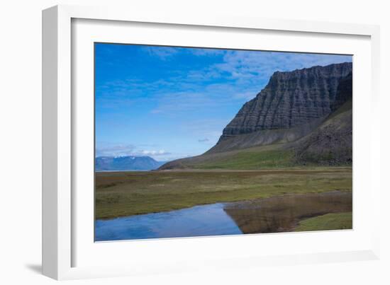 On the Road in the West Fjords of Iceland-Luis Leamus-Framed Photographic Print