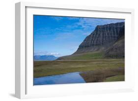 On the Road in the West Fjords of Iceland-Luis Leamus-Framed Photographic Print