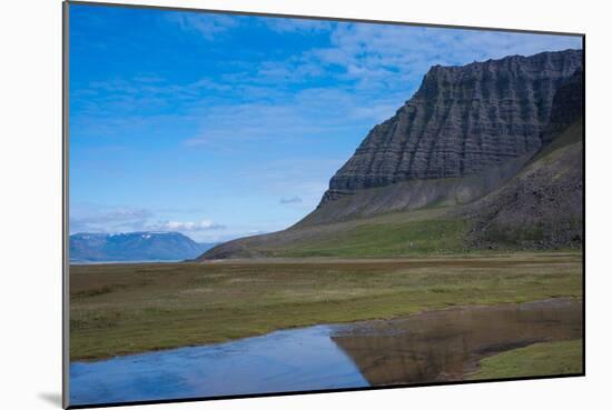 On the Road in the West Fjords of Iceland-Luis Leamus-Mounted Photographic Print