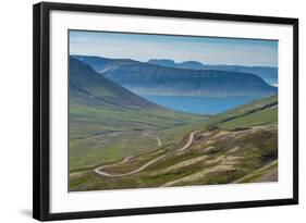 On the Road in the West Fjords of Iceland-Luis Leamus-Framed Photographic Print