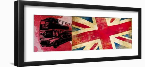 On the Road, London-Steven Hill-Framed Art Print