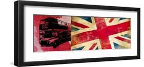 On the Road, London-Steven Hill-Framed Art Print