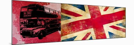 On the Road, London-Steven Hill-Mounted Art Print