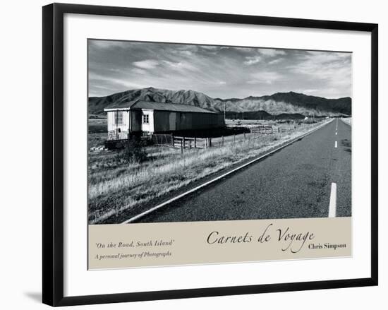 On the Road, South Island-Chris Simpson-Framed Giclee Print