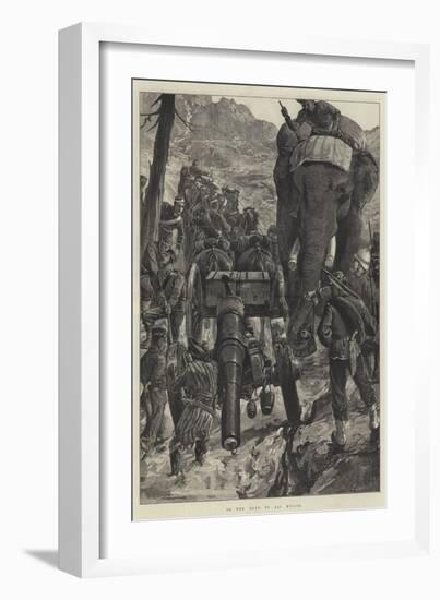 On the Road to Ali Musjid-William Heysham Overend-Framed Giclee Print