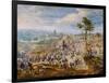 On the Road to Calvary (Oil on Panel)-Flemish School-Framed Giclee Print