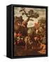 On the Road to Calvary-Caravaggio-Framed Stretched Canvas