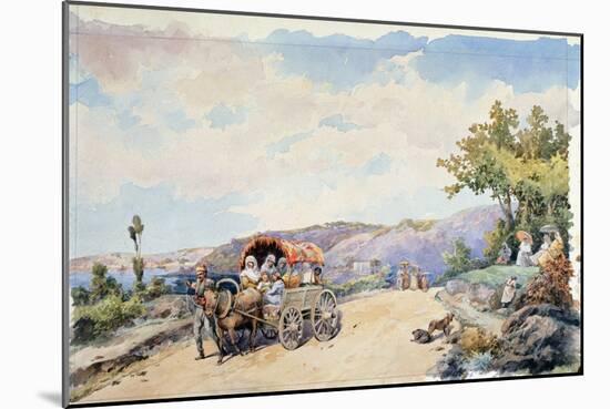 On the Road to Istanbul-Pietro Benvenuti-Mounted Giclee Print