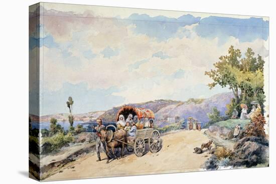 On the Road to Istanbul-Pietro Benvenuti-Stretched Canvas