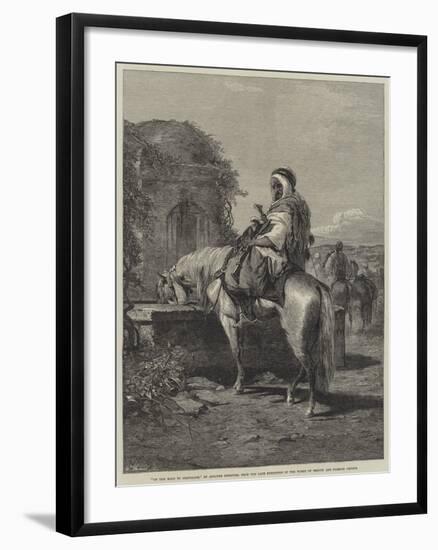 On the Road to Jerusalem-Adolf Schreyer-Framed Giclee Print