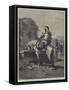 On the Road to Jerusalem-Adolf Schreyer-Framed Stretched Canvas