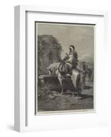 On the Road to Jerusalem-Adolf Schreyer-Framed Giclee Print