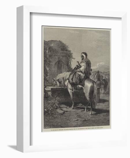 On the Road to Jerusalem-Adolf Schreyer-Framed Giclee Print