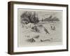 On the Road to Klondyke, a Morning Start on the Slough at Cottonwood Island-Charles Edwin Fripp-Framed Giclee Print