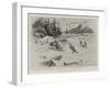 On the Road to Klondyke, a Morning Start on the Slough at Cottonwood Island-Charles Edwin Fripp-Framed Giclee Print