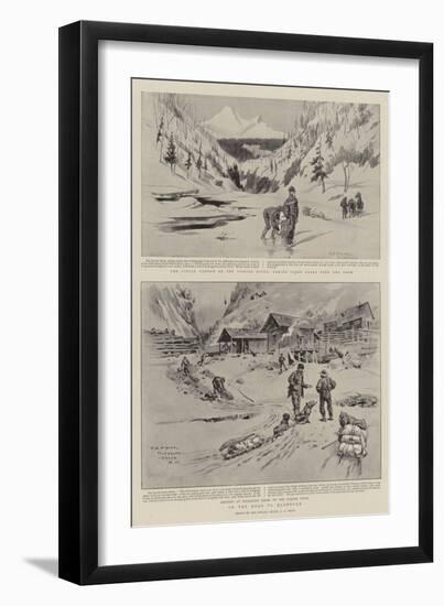 On the Road to Klondyke-Charles Edwin Fripp-Framed Giclee Print