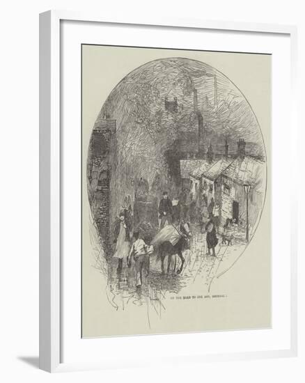 On the Road to One Ash, Rochdale-null-Framed Giclee Print