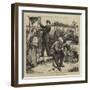 On the Road to the Derby, the Punch and Judy Man-Edward Frederick Brewtnall-Framed Giclee Print