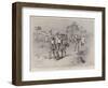 On the Road to the Front in Matabeleland, Refugees Coming on Foot from Buluwayo-Charles Edwin Fripp-Framed Giclee Print