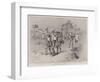 On the Road to the Front in Matabeleland, Refugees Coming on Foot from Buluwayo-Charles Edwin Fripp-Framed Giclee Print