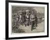 On the Road to Uganda, The Times Correspondent Leaving Mombasa-null-Framed Giclee Print