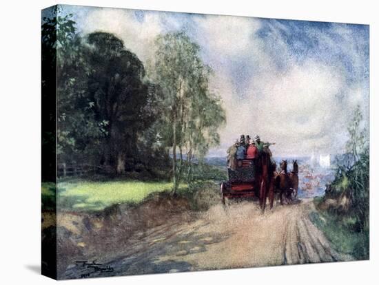 On the Rochester Coach, C1920-Frank Reynolds-Stretched Canvas