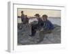 On the Rocks at Fiskebackskil, 1905-6-Carl Wilhelm Wilhelmson-Framed Giclee Print