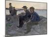 On the Rocks at Fiskebackskil, 1905-6-Carl Wilhelm Wilhelmson-Mounted Giclee Print