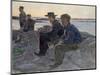 On the Rocks at Fiskebackskil, 1905-6-Carl Wilhelm Wilhelmson-Mounted Giclee Print